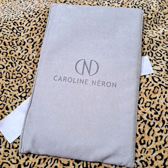 🌈CAROLINE NÉRON JEWELRY SET 2 pc. NECKLACE &EARRINGS 92.5 silver + Clear Quarts - Picture 7 of 14